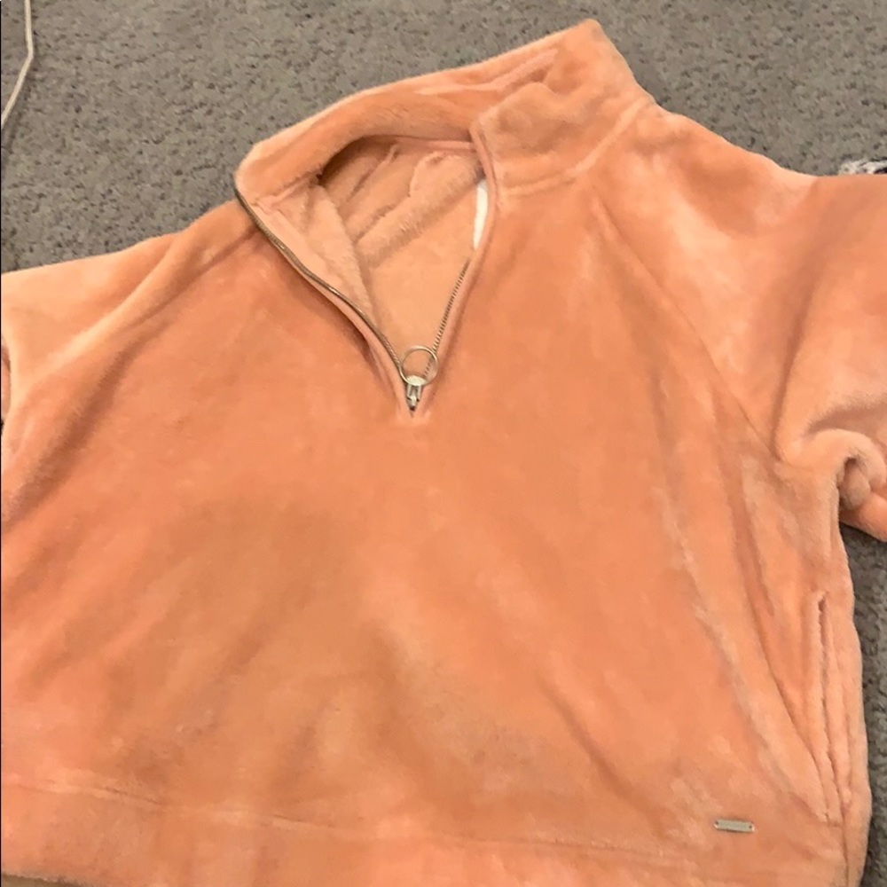 A Hollister sweatshirt